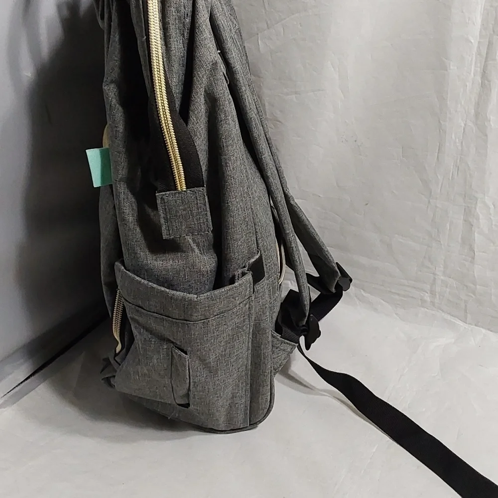 Afbp NWT BABY MULTIFUNCTIONAL DIAPER BACKPACK‎ PRT GREY